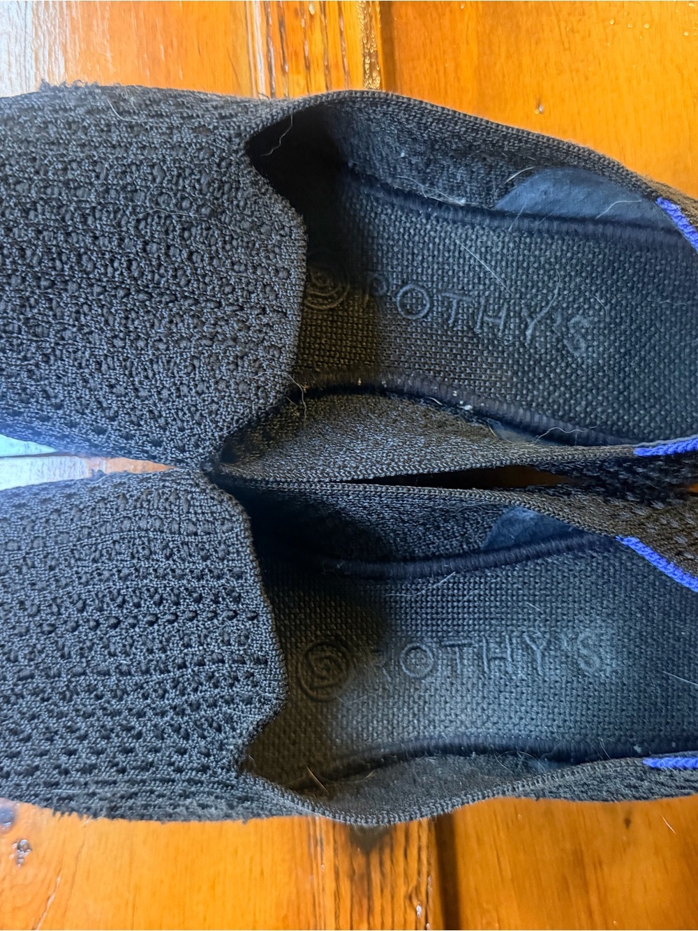 Rothy's Black Knit Slip-On Loafers for Men